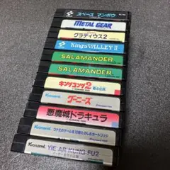 MSX 沙羅曼蛇、信長の野望 全国版、大戦略、スーパー大戦略、ジンギスカン MSX 沙羅曼蛇、信長の野望 全国版、大戦略、スーパー大戦略