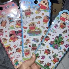 ぷっくりシール　クレヨンしんちゃん3枚セット