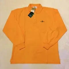 新品 90sヴィンテージ Polo Club 長袖ポロシャツ L オレンジのサムネイル