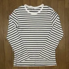 00s old UNIQLO ボーダーロンT M y2k 平成