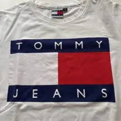 TOMMY JEANS ロゴ Tシャツ ホワイト