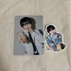 大西流星　なにわ男子 HARD WORK オンライン盤 トレカ フレークシール