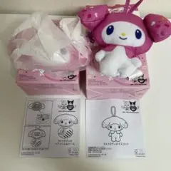【2点】マクドナルド ハッピーセット マイメロディ マスコット、ヘアコーム
