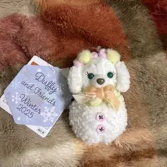 ディズニー ダッフィー クッキーアン ぬいぐるみチャーム スノーウィーデイ