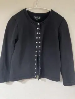 【新品未使用タグ付き】アニエスベー プレッション ロング丈 カーディガン M001 ROBE CARDIGAN ロングカーディガン