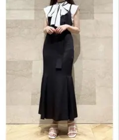 SNIDEL スナイデル★ウエストベルト マーメイドワンピース オールシーズン