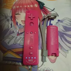 ジャンク。ウィーリモコンモーションプラス　ピンク　ウィーUアダプター
