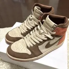 ナイキ ウィメンズ エアジョーダン1 レトロ ハイ OG SP カカオワオ 26