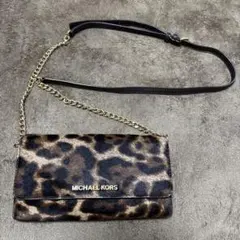 MICHAEL KORS ヒョウ柄ショルダーバッグ