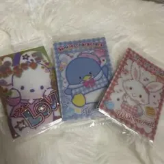 サンリオキャラクターズ ミニカード 3枚セット