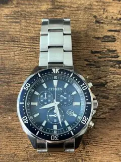 CITIZEN クロノグラフ ステンレススチール 時計