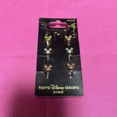 東京ディズニーリゾート ミッキー型イヤリング 3ペアセット