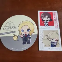 ガンダムSEED　アニメイトカフェ コースター ステッカー