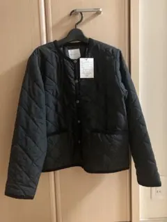 2way ダイヤキルトノーカラージャケット/インナーブルゾン