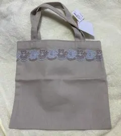 【新品未使用】近沢レース　クマ　レース　ミニトートバッグのサムネイル