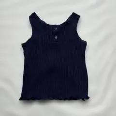H&M タンクトップ　2〜４Y ネイビー
