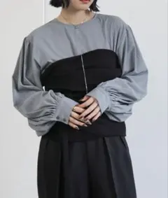 selectMOCAバルーン袖ブラウス　ボリュームスリーブ