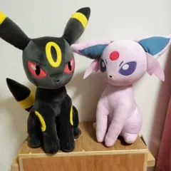 イーブイコレクション エーフィ ブラッキー ぬいぐるみ 2体セット