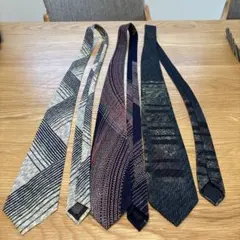 ストライプ柄ネクタイ3本セット