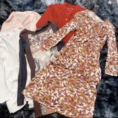 美品 ローラアシュレイのワンピ入り⭐︎秋冬服まとめ売り5点 XS〜S、ML（上着）