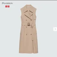 JW ANDERSON × UNIQLO トレンチコート ベージュ　ジレ　L