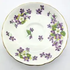 タスカン ウッドランドバイオレット ソーサー イギリス製 アンティーク a26