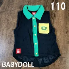 BABYDOLL ベビド ノースリーブ トップス 110cm
