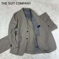 【美品】 スーツカンパニー XL セットアップスーツ 180-6Drop グレー
