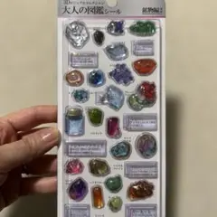 3Dビジュアルコレクション 大人の図鑑シール 鉱物編2
