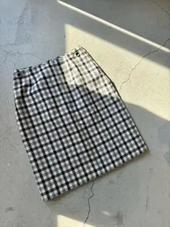 2018ss BALENCIAGA check tight slit skirtのサムネイル