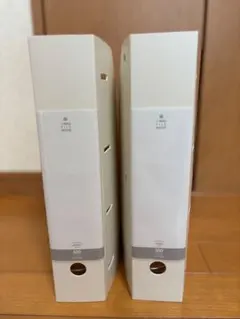 リヒトラブ D型 リングファイル A4 4穴 白 G1280-0 2個