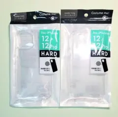 iPhone 12 12pro ハードケース　スマホケース　２つ　セット　クリア