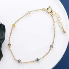OLIVER BONAS ロザリアブルーフラワーチェーンネックレス | Mercari