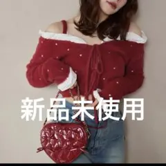 ナイスクラップ ハートコレクション カーディガン ニット ボルドー
