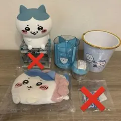 【新品未使用・美品】ちいかわ　ハチワレ　ライト　ペン立て　他グッズ5点まとめ売り