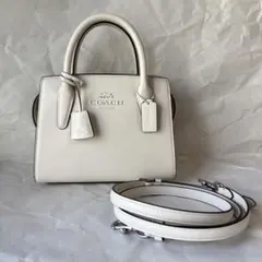 【訳あり】COACH ショルダーバッグ ホワイトのサムネイル