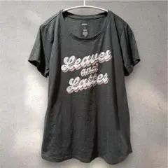 ソノマ Tシャツ クルーネック 半袖 プリント XL グレー 綿混 カフェのサムネイル