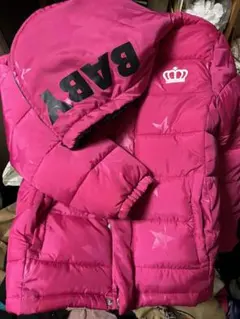 BABY フード付き星柄ジャケット