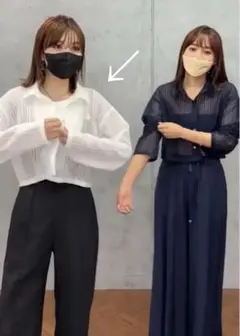 ショートレースシャツ ホワイトのサムネイル