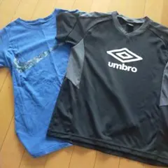 NIKE UMBRO Tシャツ 2枚セット 150 Sサイズのサムネイル