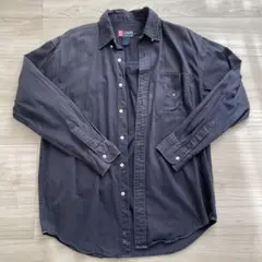 CHAPS RALPH LAUREN 長袖シャツ M ダークグレー