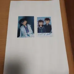 名探偵コナン　ツインブロマイド　怪盗キッド・中森青子&黒羽快斗セット