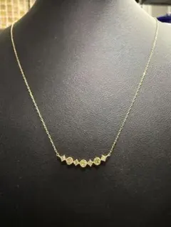 遊*】様 18金ダイヤモンドネックレス　2／25日まで