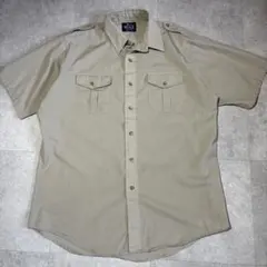 【ウールリッチ】80s USA製 woolrich 半袖シャツ
