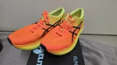 ASICS メタスピードスカイ 27.5cm オレンジ/イエロー