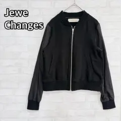 【Jewel Changes】黒 ジップアップジャケット ブルゾン y4871のサムネイル