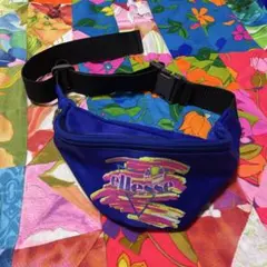 ellesse ボディバッグ ウエストポーチ ブルー