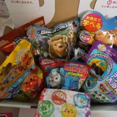 男の子 バスボール まとめ売り アンパンマン トーマス 恐竜他合計6個＋おまけ付