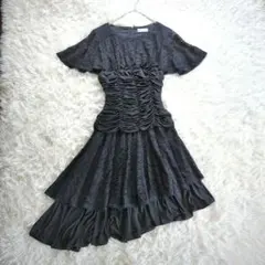 ヴィンテージ SOCIALCLUB ドレスワンピース アシンメトリー ダンス