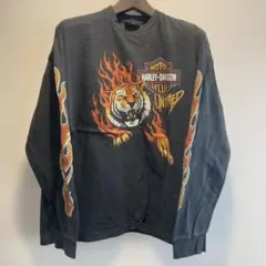 XL HARLEY-DAVIDSON ロングスリーブ Tシャツ ブラックのサムネイル